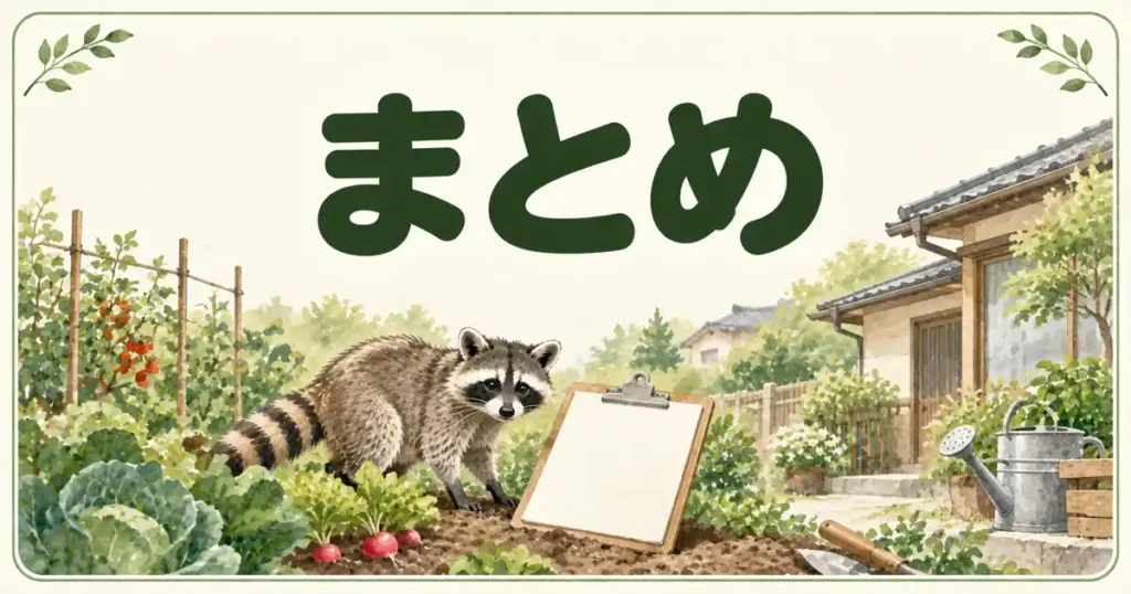 堺市のアライグマのまとめ